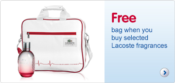 Free gift when you buy selected Lacoste fragrances